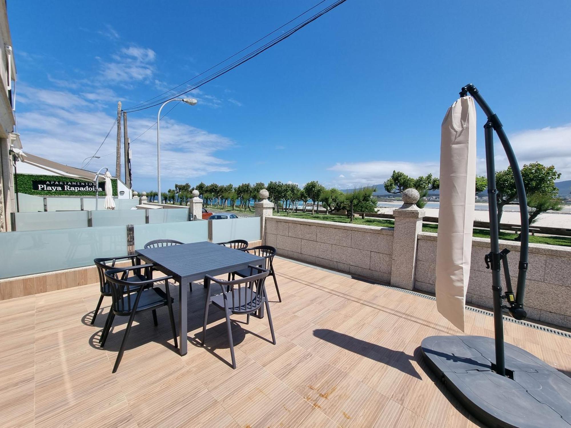 Foz Playa Rapadoira - Bajos Con Terraza Apartamento Exterior foto