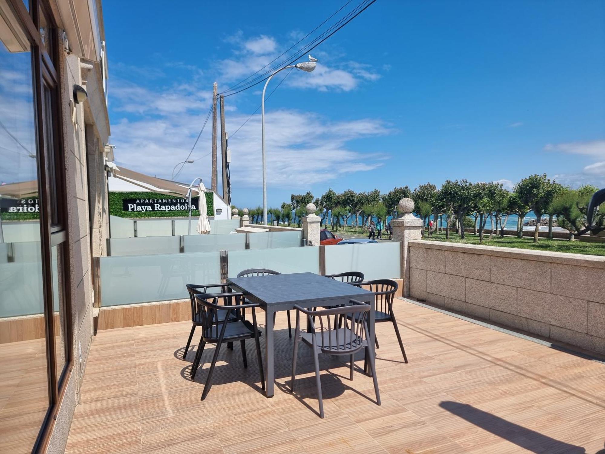 Foz Playa Rapadoira - Bajos Con Terraza Apartamento Exterior foto