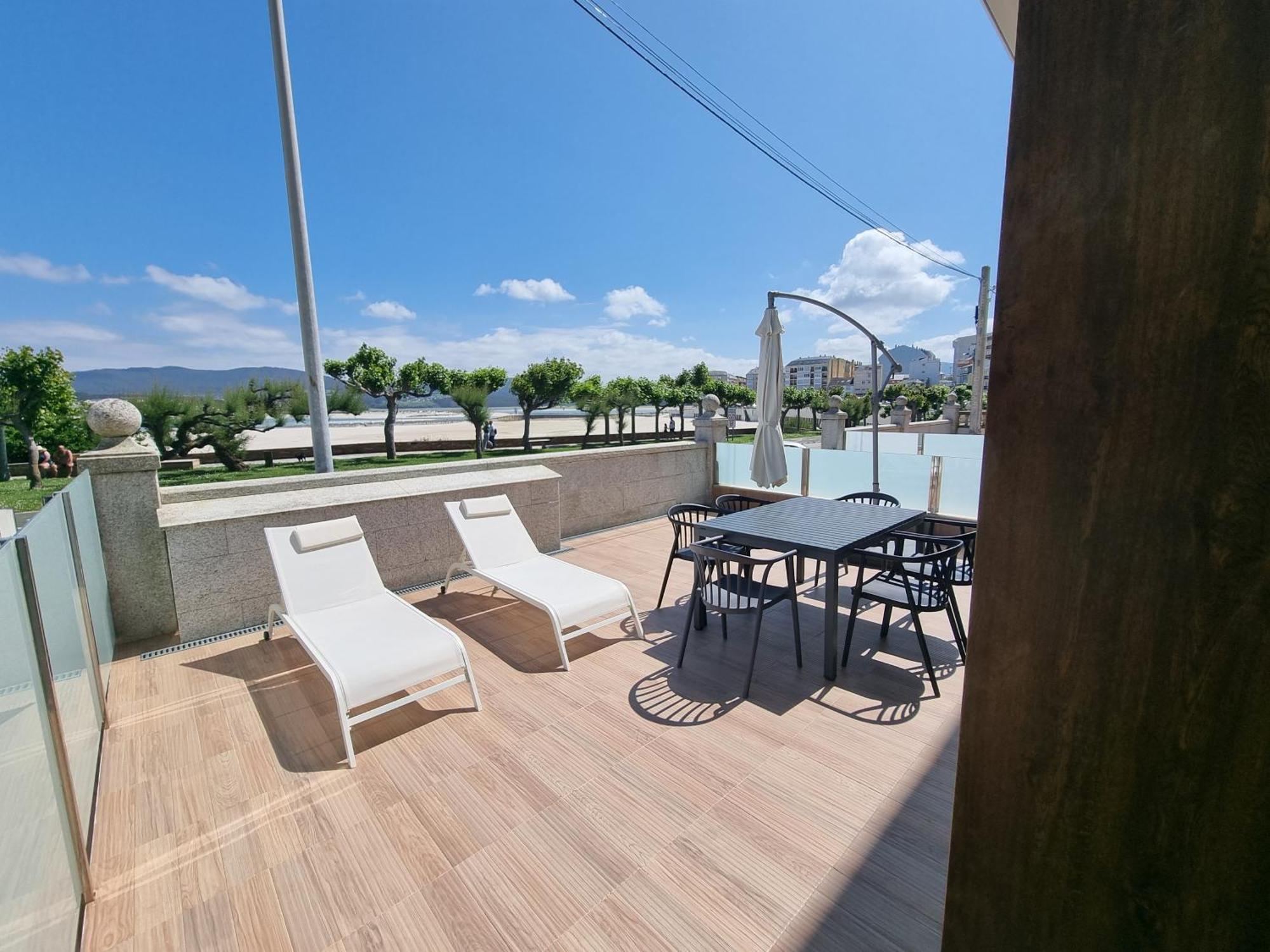 Foz Playa Rapadoira - Bajos Con Terraza Apartamento Exterior foto