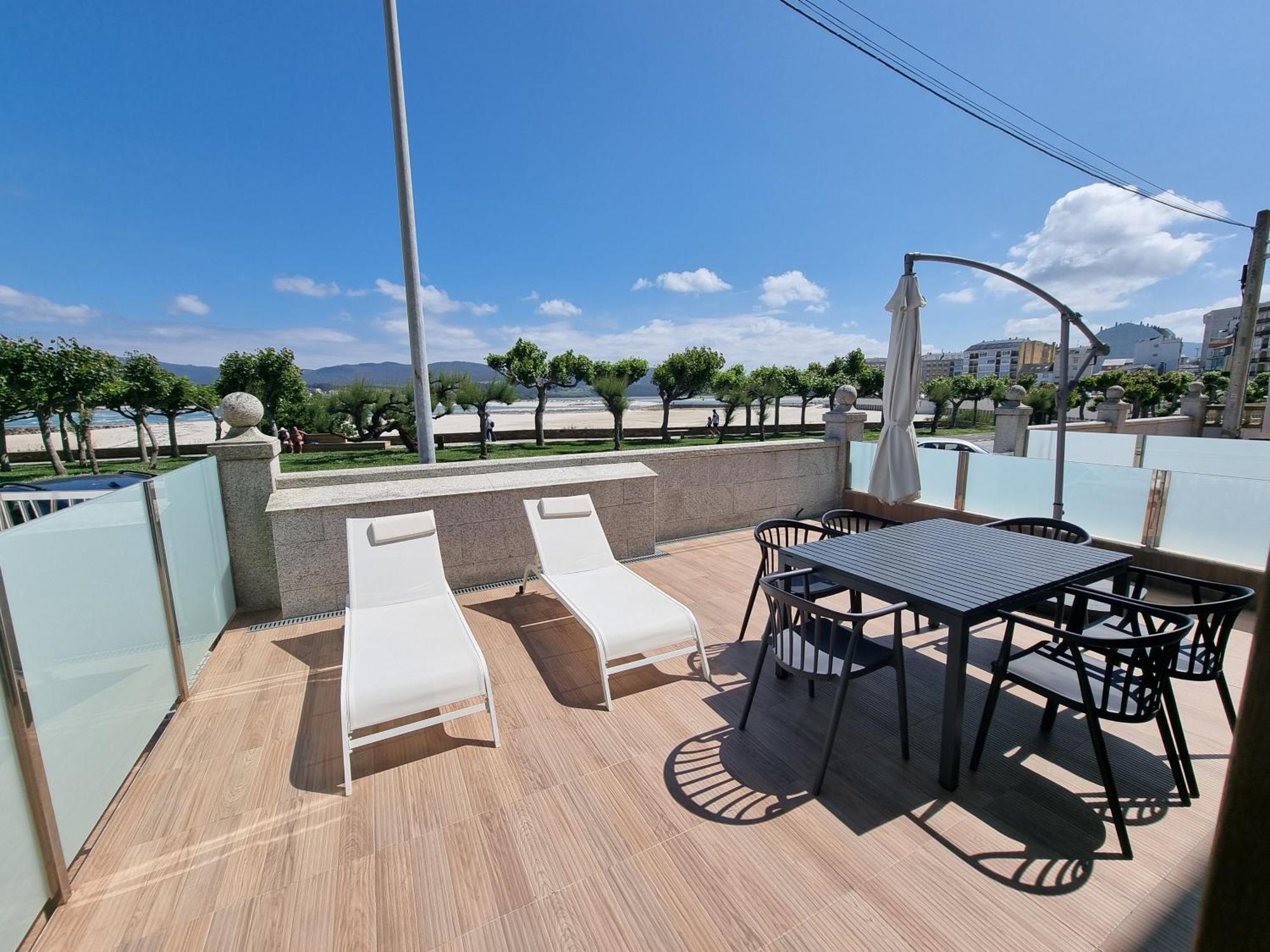 Foz Playa Rapadoira - Bajos Con Terraza Apartamento Exterior foto