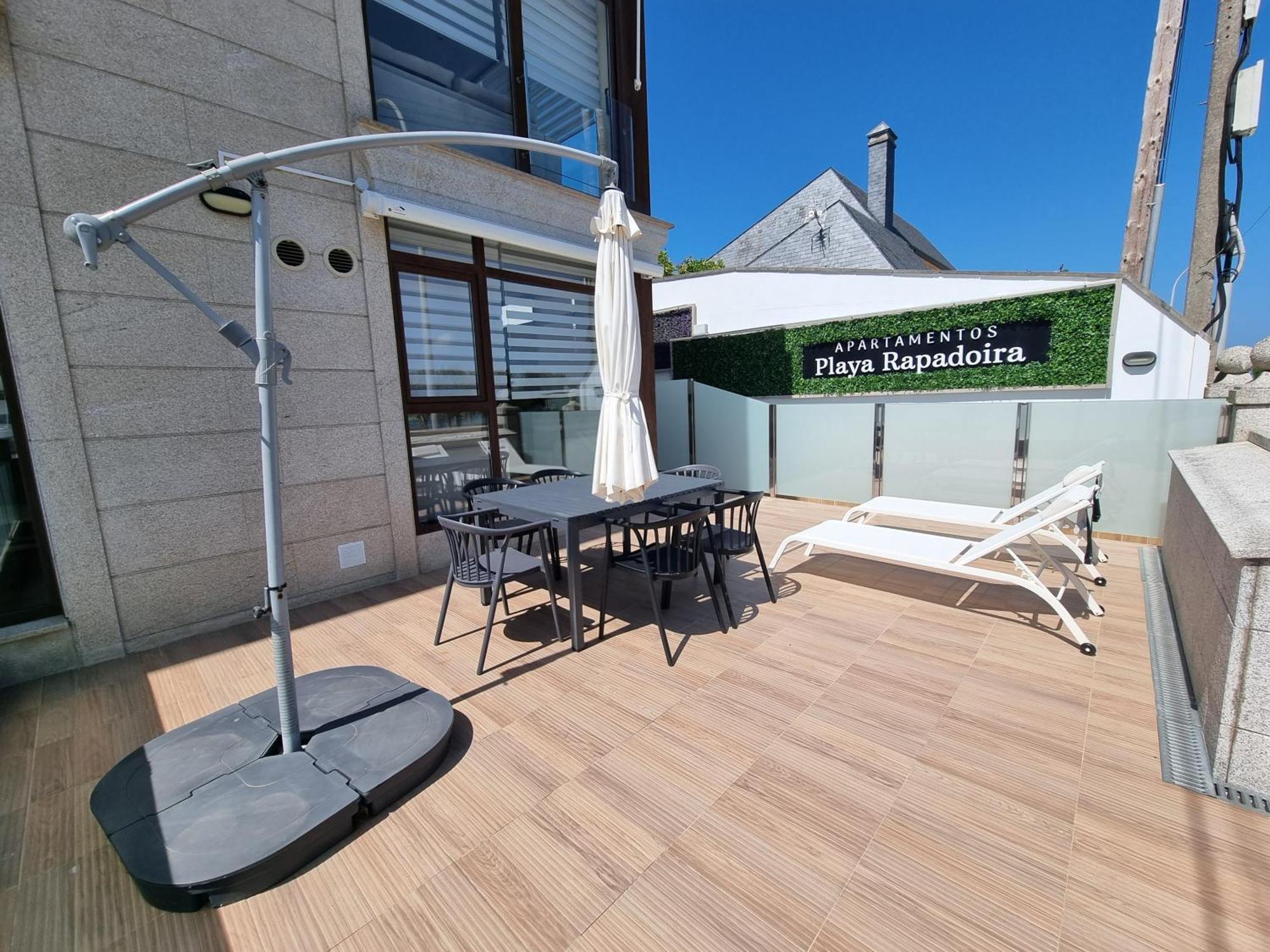 Foz Playa Rapadoira - Bajos Con Terraza Apartamento Exterior foto