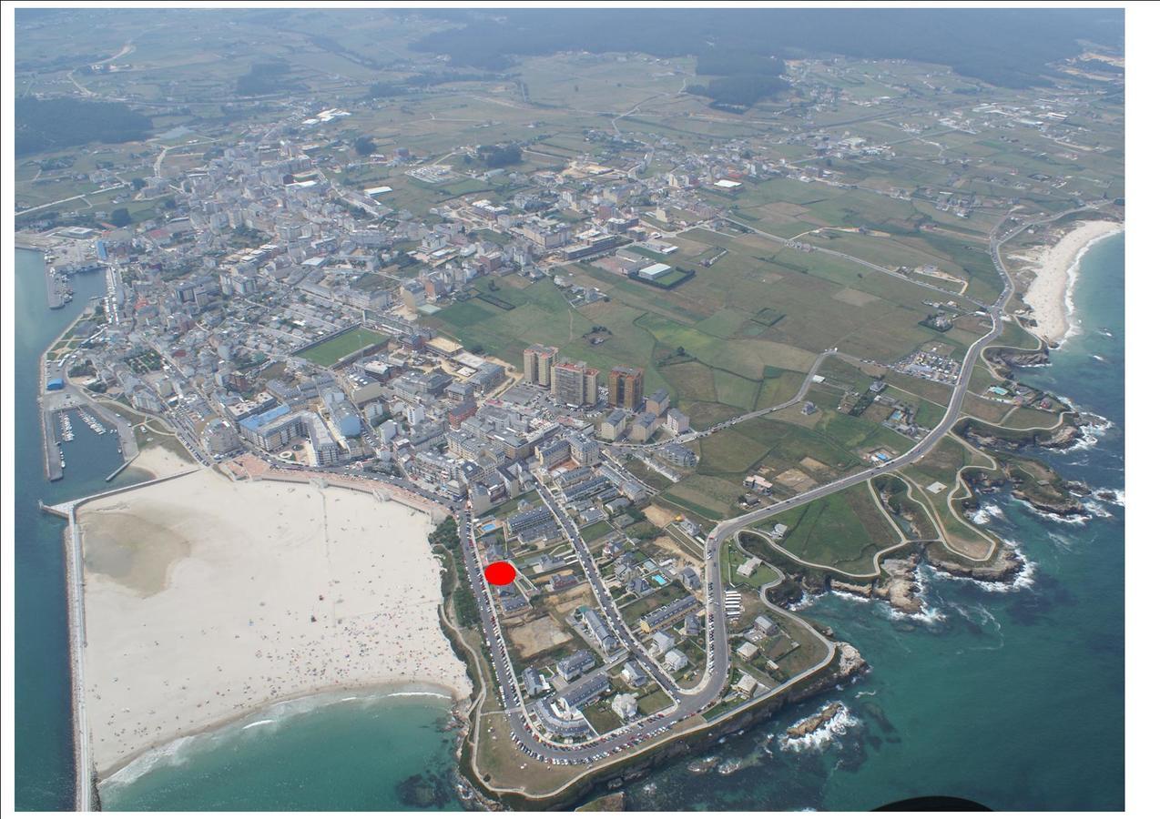 Foz Playa Rapadoira - Bajos Con Terraza Apartamento Exterior foto